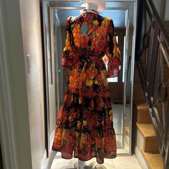 Antica Sartoria by Giacomo Cinque Deep V Maxi Gown - Picture 7 of 8